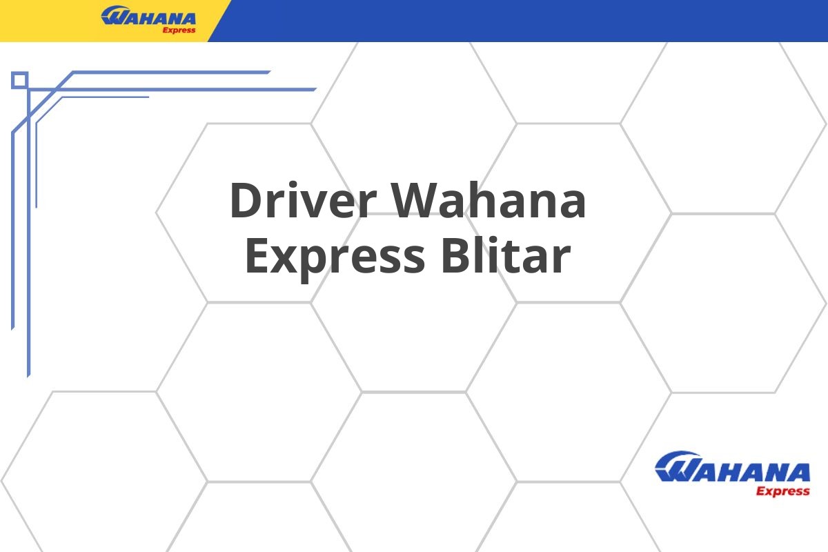 Driver Wahana Express Blitar