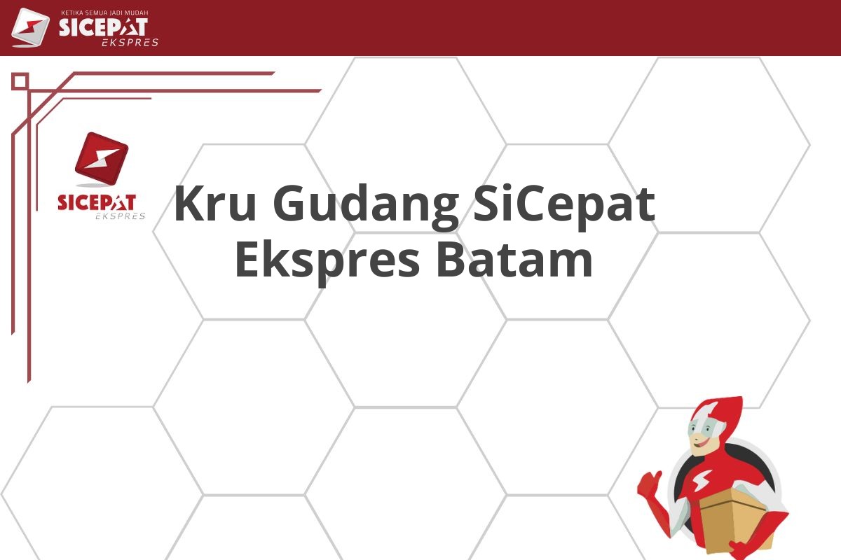 Kru Gudang SiCepat Ekspres Batam