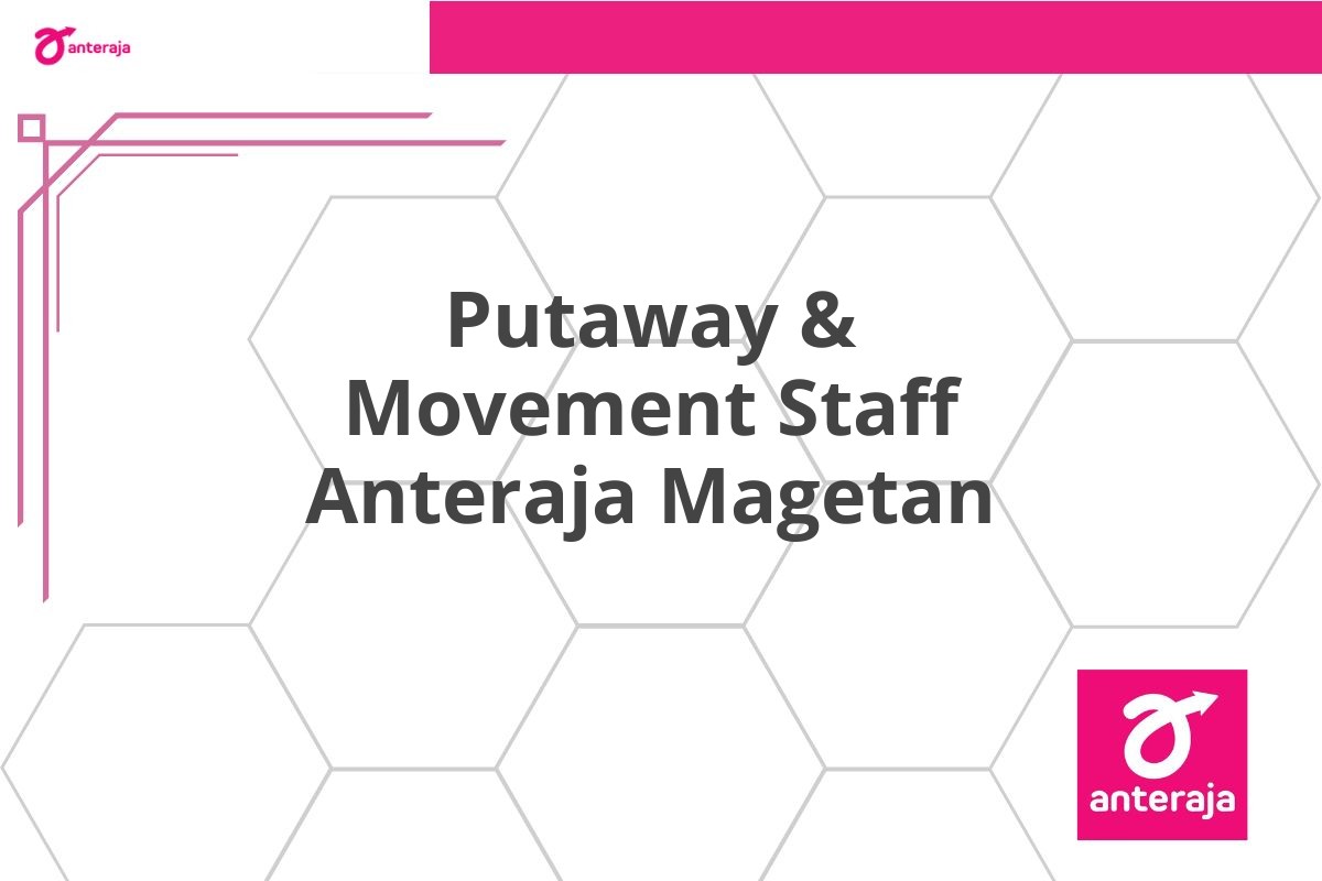 Putaway & Movement Staff Anteraja Magetan