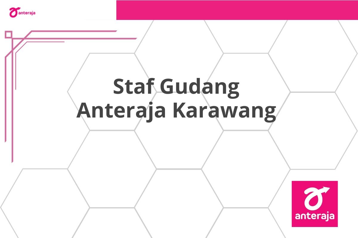 Staf Gudang Anteraja Karawang