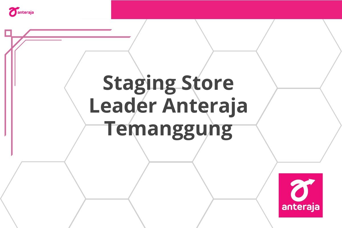Staging Store Leader Anteraja Temanggung