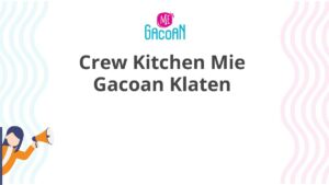 Crew Kitchen Mie Gacoan Klaten
