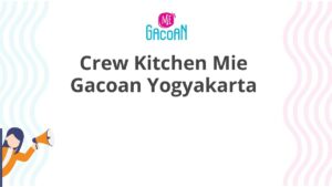 Crew Kitchen Mie Gacoan Yogyakarta