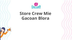 Store Crew Mie Gacoan Blora